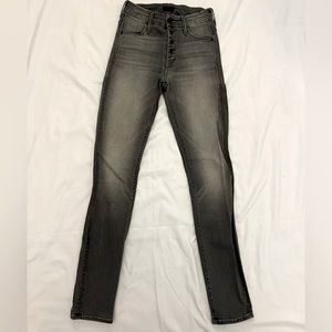 Mother Pixie grey jean